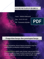 STRATEGI PENETAPAN HARGA