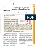 Synthesis of PD Nanoframes by Excavating