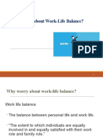 Why Worry About Work-Life Balance?