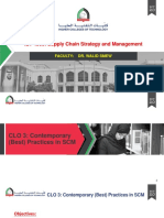 CLO 3 - Contemporary (Best) Practices in SCM - Dr. Walid Smew