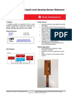 Capacitive-Based Liquid Level Sensing Sensor Reference Design