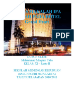 Limbah Hotel dan Penanganannya