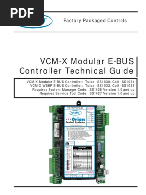 その他 TK VCM-X Modular E-BUS Controller Technical Guide: Factory