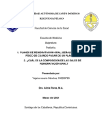 Rehidratación Oral Pediatría