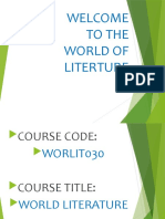 1 - Introduction To Literature