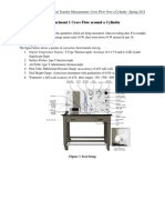 Experiment 1 Cross Flow Around A Cylinder: 1. Equipment