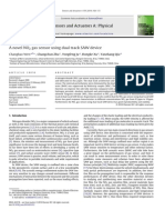 A Novel NO2 Gas Sensor Using Dual Track SAW Device