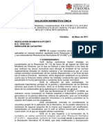 01 2001 Resolución Normativa Única Catastral - Córdoba