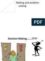 Decisionmaking and Proplem Solving in Health Care Sector