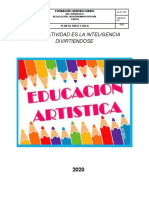 Plan de Area Educacion Artistica 2°