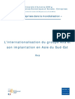 L'internationalisation Du Groupe Axa Et Son Implantation en Asie Du Sud-Est