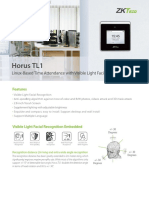 Horus TL1: Linux-Based Time Attendance With Visible Light Facial Recognition