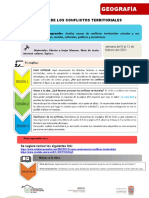 1° GEOGRAFÍA - Fichas 7 y 8 Del Segundo Trimestre