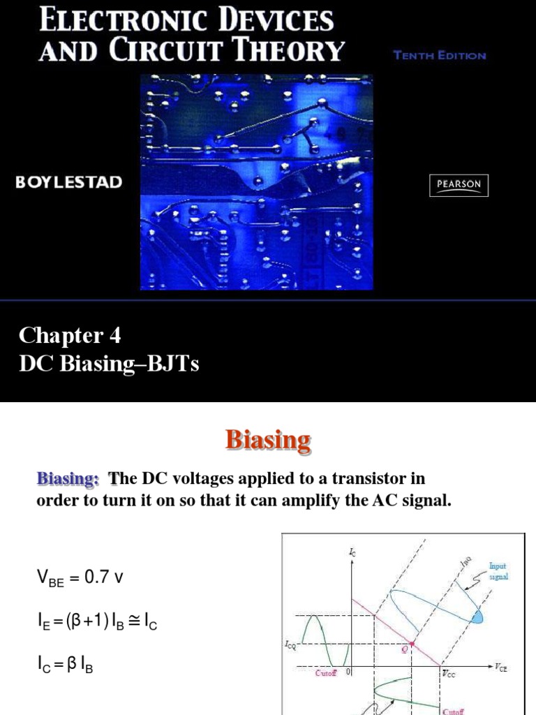 DC Biasing Techniques for BJTs | PDF | Network Analysis (Electrical ...
