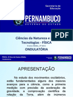 Ondulatória equação de onda e princípio de superposição, reflexão, refração, interferência e de fração