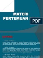 Materi 3 ASAS STRUKTUR