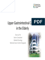 Upper Gastrointestinal Cancers in The Elderly