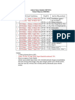 Jadwal Ujian Sekolah SMP