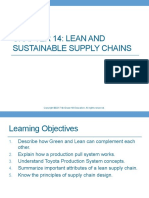 Slides Chap14, Sustainable and Lean Supply Chains Revised