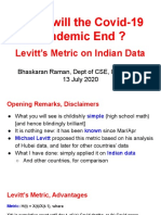 Levitt Metric on Indian Data