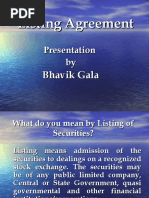 Download Listing Agreement presentation by Akash Shah SN49860976 doc pdf