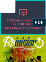 English Class 10Th GRADE 2021 Juan Esteban Cruz Penagos