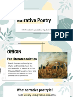 Narrative Poetry: Hellen Torres, Beatriz Ayala, Liz de La Vega, Gustavo Rodriguez