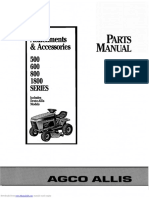 AGCO Allis 1800 Series Parts Manual