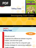 Setting Goals: Investigating Your Career