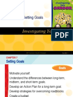 Setting Goals: Investigating Your Career