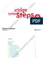 Cambridge Little Steps Cambridge Little Steps TB3 Scope and Sequence Scope and Sequence