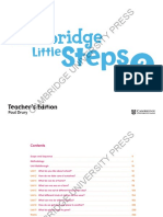 Cambridge Little Steps Cambridge Little Steps TB2 Scope and Sequence Scope and Sequence