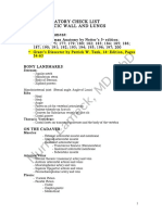 Lab 6: Laboratory Check List Thoracic Wall and Lungs Reading Assignment