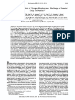 Glucose Analogue Inhibitors of Glycogen Phosphorylase Design Potential Diabetes Drugs