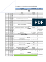 Tentative Schedule SCS Rev 6 Juni 2018