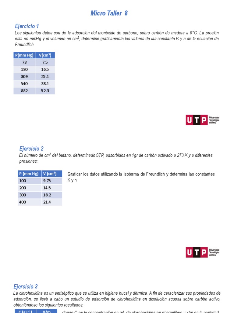 Micro Taller 8 | PDF | Ciencia y matemáticas