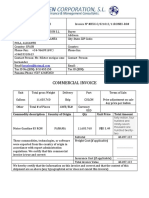 Commercial Invoice: Commodity Description Country of Origin Qty Unit Price Total Amount