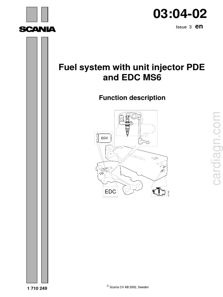 Fuel System Function Description: An Overview of the Scania CV AB Fuel ...