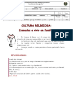 7 - Cultura Religiosa - Llamados A Vivir en Familia