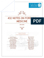 Notes on Forensic Medicine
