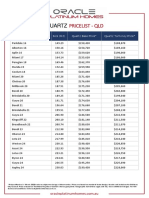 Quartz: Pricelist - QLD