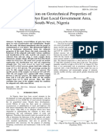 An Investigation On Geotechnical Properties of Laterites in Oyo East Local Government Area, South-West, Nigeria
