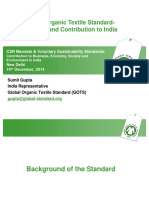 Global Organic Textile Standard-Benefits and Contribution To India
