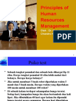 1) .Principles of HR Management