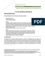 El Liderazgo Escolar en Las Políticas Educativas