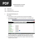 Hardware Redundancy Test Report