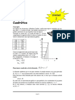 Funciones cuadráticas-Ecuación de 2do grado