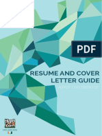 Resume and Cover Letter Guide: Apply Differently