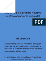 Sindrome de La Primera Neuronamotora