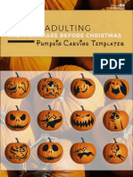 Disney Adulting Pumpkin Carving Templates: The Nightmare Before Christmas